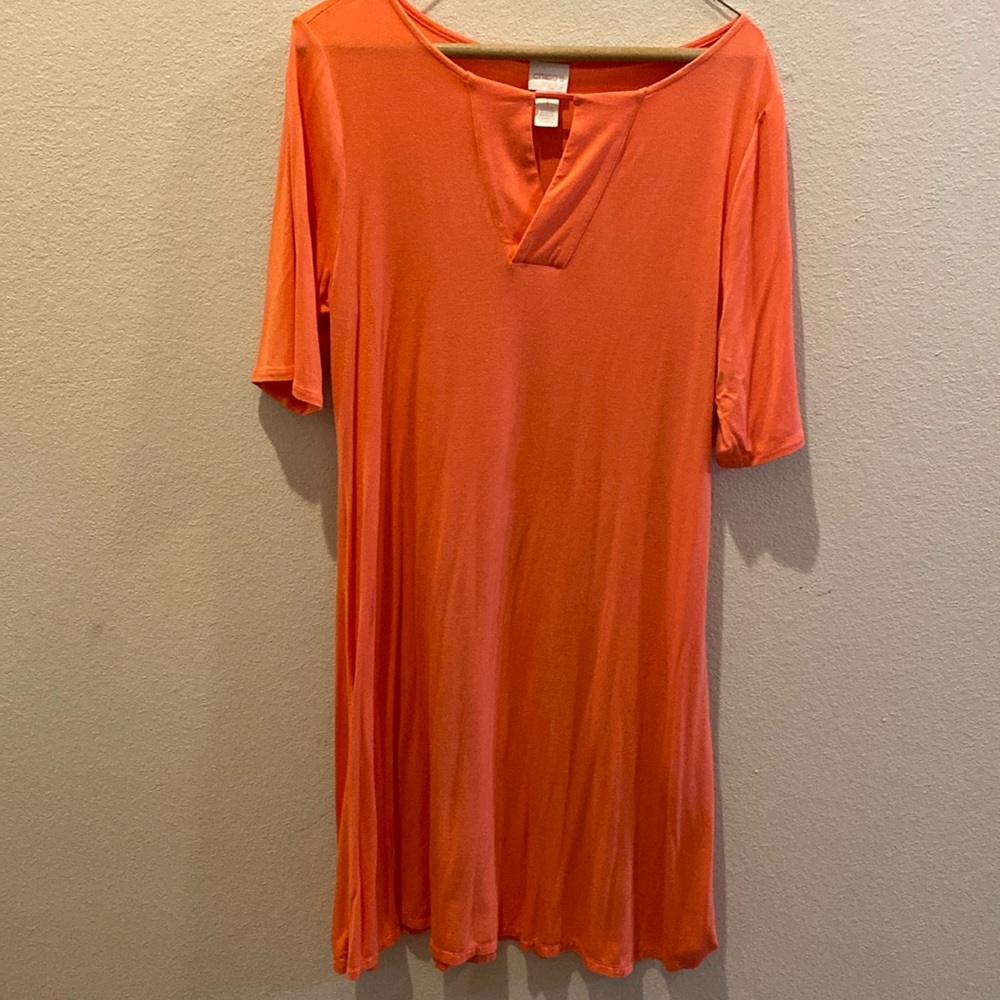 Chico’s peach swing dress - Chico’s size 1